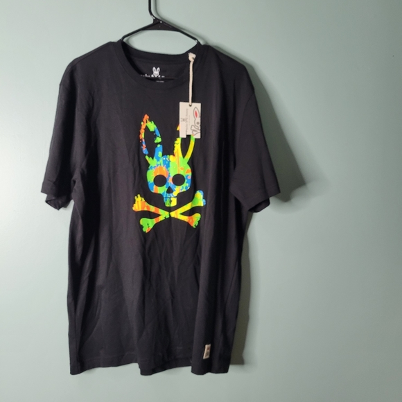 Psycho Bunny Other - Psycho Bunny Louth Paint Splatter Neon Graphic T Shirt Size XL NWT